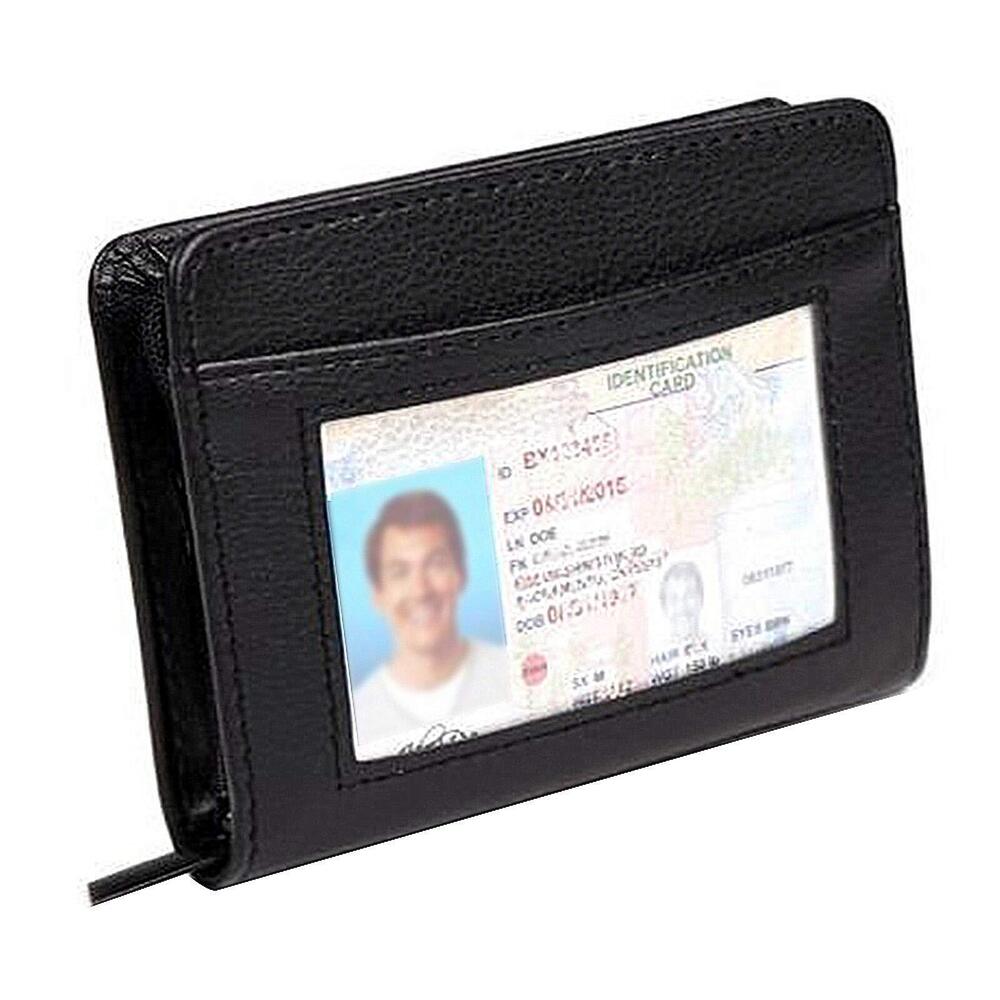 4181 Credit Card Holder Wallet RFID Blocking Leather Wallet